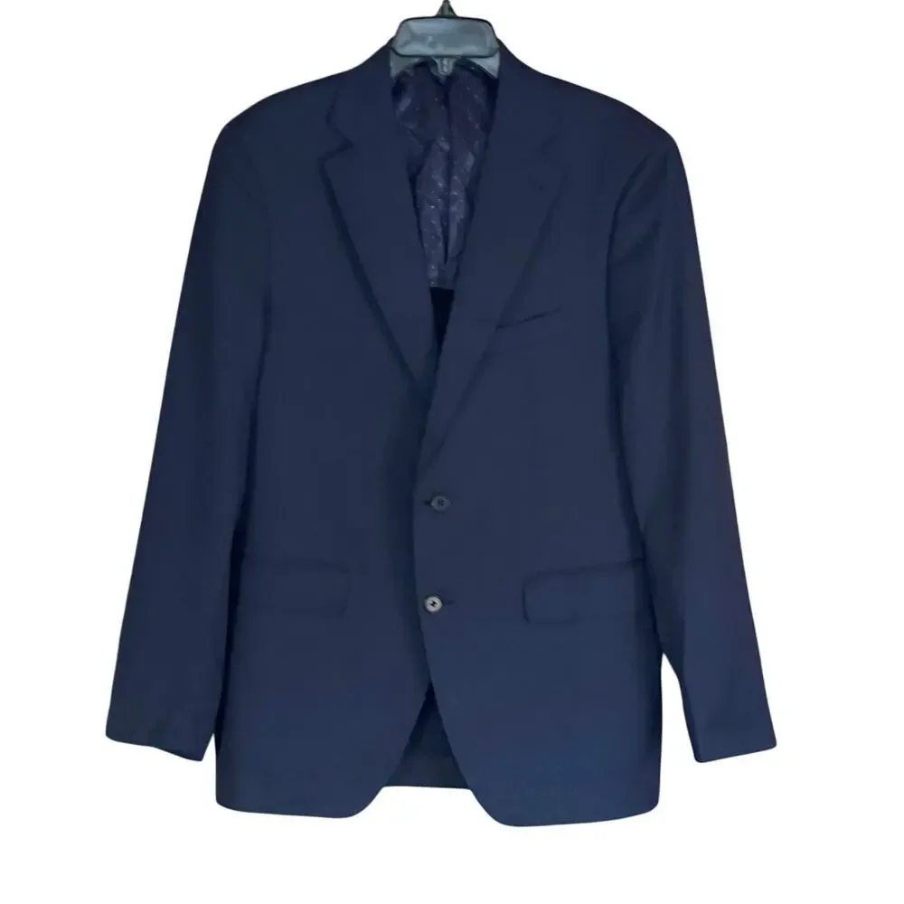Alton Lane Mens 42 R Navy Blue Single Breasted Sport Coat Blazer Jacket NWOT